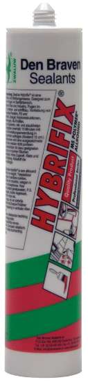 Afbeeldingen van Zwaluw lijmkit Hybrifix super 7 zwart 290ml