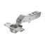 Afbeeldingen van Hettich Sensys hoekscharnier W30 zonder geïntegreerde demping (Sensys 8639 W30), vernikkeld, opliggend, openingshoek 95°, TH-boorbeeld 52 x 5,5 mm, voor schroefbevestiging (-)