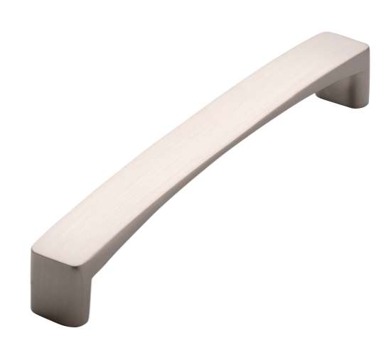 Afbeeldingen van Siro Meubelgreep metaal - boorafstand 128mm/L 136mm/H 23mm/B 16mm - RVS effect 