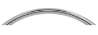 Afbeeldingen van Siro Meubelgreep metaal - boorafstand 128mm/L 153mm/H 28mm/B 10mm chroom glanzend 