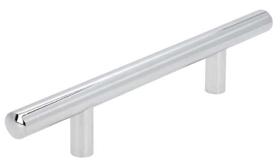 Afbeeldingen van Siro Meubelgreep metaal - boorafstand 96mm/L 178mm/H 32mm/B 12mm chroom glanzend 