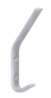 Afbeeldingen van Siro Kapstokhaak metaal - boorafstand 32mm/L 150mm/H 63mm/B 18mm - chroom mat 