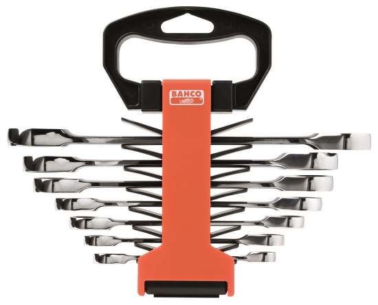 Afbeeldingen van Bahco ring-ratelsleutelset 6-7mm - 22-24mm 8 delig (1320RM/SH8)