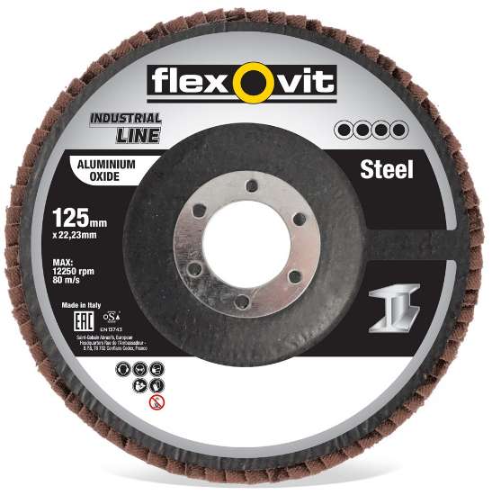 Afbeeldingen van Vlaklamelschijf Con. Fib. Alox