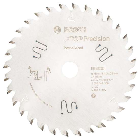 Afbeeldingen van Bosch Cirkelzaagblad Top Precision Best for Wood