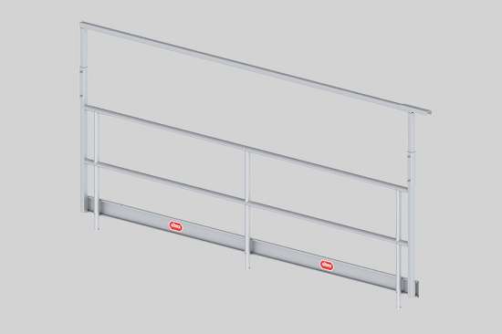 Afbeeldingen van Altrex leuningframe Modulaire Triangelbrug - dakrandbeveiliging 4.0m 