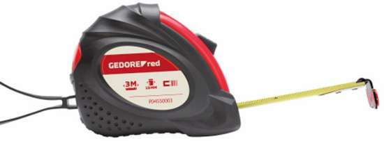 Afbeeldingen van Gedore Red Rolmaatband Lengte 3 m, bandbr. 19 mm, Klasse II
