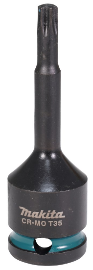 Afbeeldingen van Makita slagschroefbit E-19803 - 78mm T35 - 1/2'' uitwendig opname