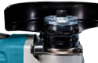 Afbeeldingen van Makita 125 mm haakse slijper - 230V - met veiligheidsschakelaar