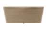 Afbeeldingen van Siro Meubelknop metaal - L 39mm/H 16mm/B 39mm RVS effect/zwart 