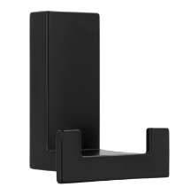 Afbeeldingen van Siro Kapstokhaak metaal - boorafstand 24mm/L 52mm/H 31mm/B 43mm mat zwart 