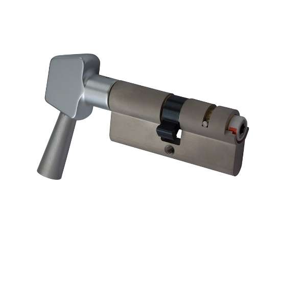 Afbeeldingen van Nemef profcilinder wc-knop 114/7 - Rechts 