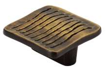 Afbeeldingen van Siro Meubelgreep metaal - boorafstand 32mm/L 54mm/H 23mm/B 54mm antiek messing 