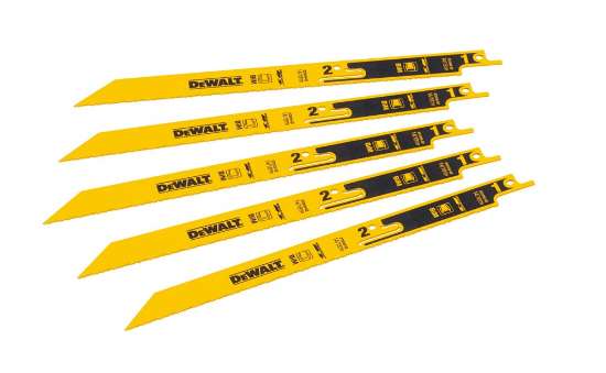 Afbeeldingen van DeWALT 230mm afbreek reciprozaagbladen 14/18 tpi DT2416