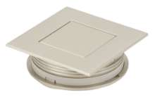Afbeeldingen van Siro Schelpgreep kunststof - boorafstand 48mm/L 60mm/H 20mm/B 60mm - nikkel mat 