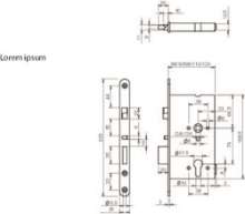 Afbeeldingen van ABLOY Veiligheidspaniekdeurslot, zelfvergrendelend, RC-uitsparing EL162