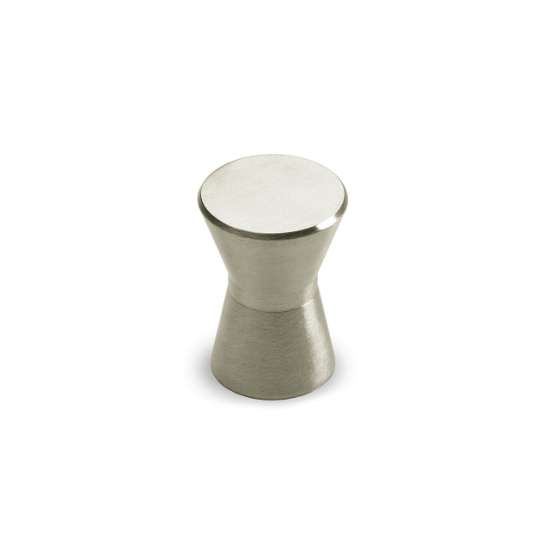 Afbeeldingen van Hettich Knop Sion, H 23 mm, ø 16 mm, roestvrij staal geborsteld