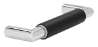 Afbeeldingen van Siro Meubelgreep metaal - boorafstand 96mm/L 108mm/H 37mm/B 16mm mat zwart/chroom 