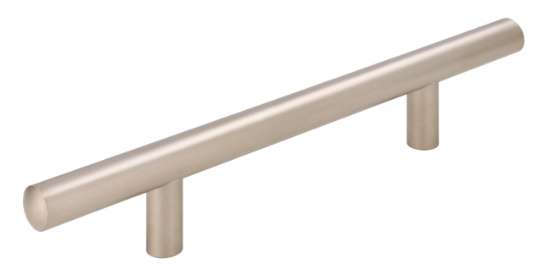 Afbeeldingen van Siro Meubelgreep metaal - boorafstand 96mm/L 178mm/H 32mm/B 12mm nikkel mat 