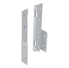 Afbeeldingen van Hettich AvanTech YOU Verbinder voor achterwandprofiel, systeemhoogte  187 , zilver, links