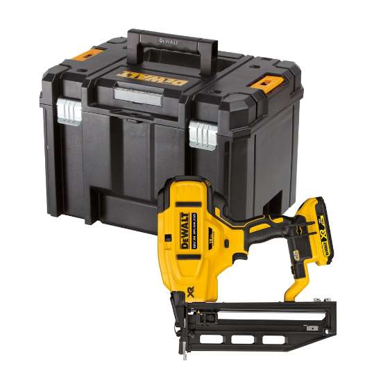 Afbeeldingen van DeWALT 18v xr 16ga brushless afwerktacker in tstak
