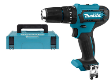 Afbeeldingen van Makita 12 V Max Klopboor-/schroefmachine HP333DZJ