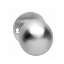 Afbeeldingen van INTERSTEEL Knop bol vast op rozet 2mm RVS 2165