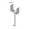 Afbeeldingen van GB Pergolasteun skinverpakking 310x50 140x60 60x5