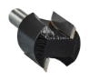Afbeeldingen van Makita groeffrees - Ø24x25,4mm - schacht Ø8mm 2 beitels