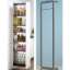 Afbeeldingen van Hettich In hoogte verstelbaar draagframe Dispensa 90°, B 262 mm, H 1600 - 2000 mm, zilver