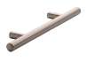 Afbeeldingen van Siro Meubelgreep metaal - boorafstand 96mm/L 178mm/H 32mm/B 12mm RVS effect 
