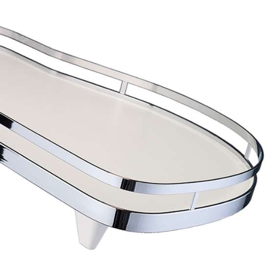 Afbeeldingen van Hettich LeMans II Legplankensets STYLE, verchroomd , 450, links