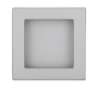 Afbeeldingen van Siro Schelpgreep metaal - L 46mm/H 13mm/B 46mm aluminium 