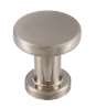 Afbeeldingen van Siro Meubelknop metaal - L 20mm/H 21mm/B 20mm RVS effect 