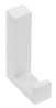 Afbeeldingen van Siro Kapstokhaak metaal - boorafstand 32mm/L 61mm/H 40mm/B 15mm wit 