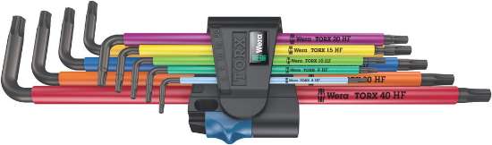 Afbeeldingen van Wera Stiftsleutelset torx 967/9 TX XL HF 1 Multicolour