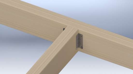 Afbeeldingen van GB Kruiskoppeling 110 30x30x2 Sendzimir Verzinkt