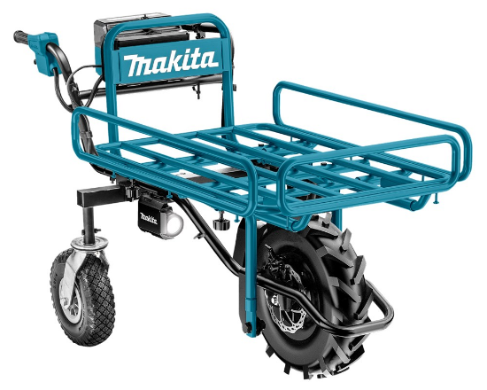 Afbeeldingen van Makita kruiwagen DCU180ZX1 - 18v - met rek 