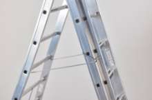 Afbeeldingen van Aluminium ladder - 3-delige reformladder
