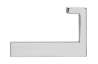 Afbeeldingen van Siro Kapstokhaak metaal - boorafstand 32mm/L 61mm/H 40mm/B 15mm chroom glanzend 