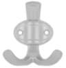 Afbeeldingen van Siro Kapstokhaak metaal - boorafstand 32mm/L 76mm/H 45mm/B 67mm - chroom mat 