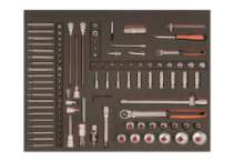 Afbeeldingen van Bahco Foam 3/3 voor Doppen en Bits set voor automotive 105 delig