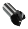 Afbeeldingen van Makita V-groeffrees - Ø19x16mm 90° - schacht Ø12mm 2 beitels