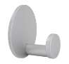 Afbeeldingen van Siro Haak metaal - zelfklevend L 50mm/H 33mm/B 50mm aluminium 