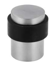 Afbeeldingen van Siro Deurstop metaal - L 35mm/H 40mm/B 35mm - RVS/zwart 