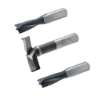 Afbeeldingen van Hettich Borenset scharnier voor wisselbooraandrijving 6 assen voor BlueMax Mini Modular Plus, BlueMax Mini Modular (1x ø 35 mm links, 2 x ø 10 mm rechts)