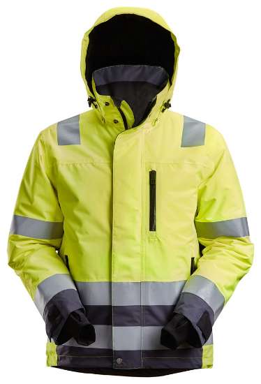 Afbeeldingen van Snickers Workwear AlroundWork, High-Vis Waterproof 37.5® Isolerend Jack Klasse 3 1132