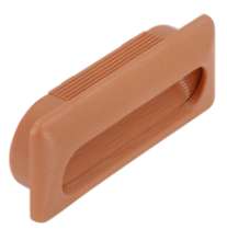 Afbeeldingen van Siro Schelpgreep kunststof - L 112mm/H 22mm/B 46mm - beuken 