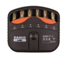 Afbeeldingen van Bahco bits set 7 Delig diamond ph,pz,t