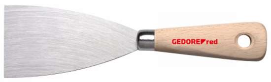 Afbeeldingen van Gedore Red Spatel B 60 mm, houten greep met gat